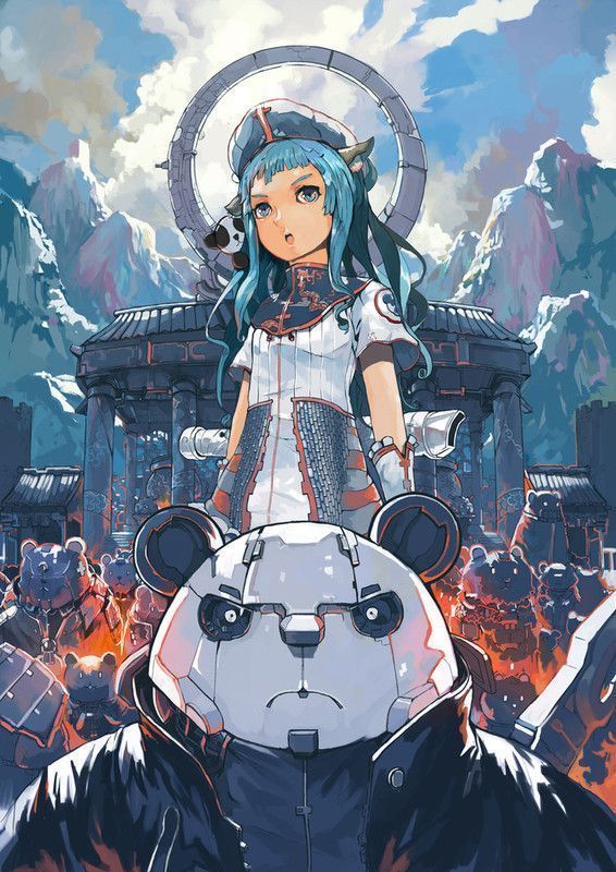 Manga Robot Panda